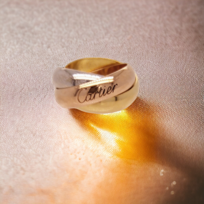 Vintage Cartier 18ct Gold Trinity Ring