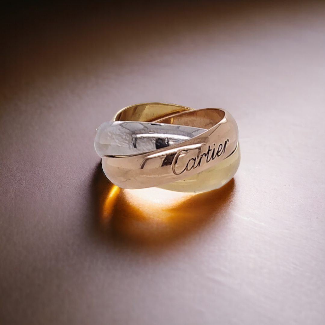 Vintage Cartier 18ct Gold Trinity Ring